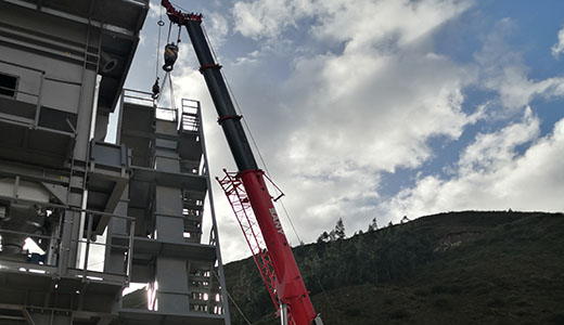 D&G асфальт қоспалау зауыты Перуде құрылысқа енгізілді