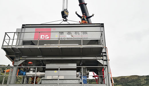 D&G асфальт қоспалау зауыты Перуде құрылысқа енгізілді