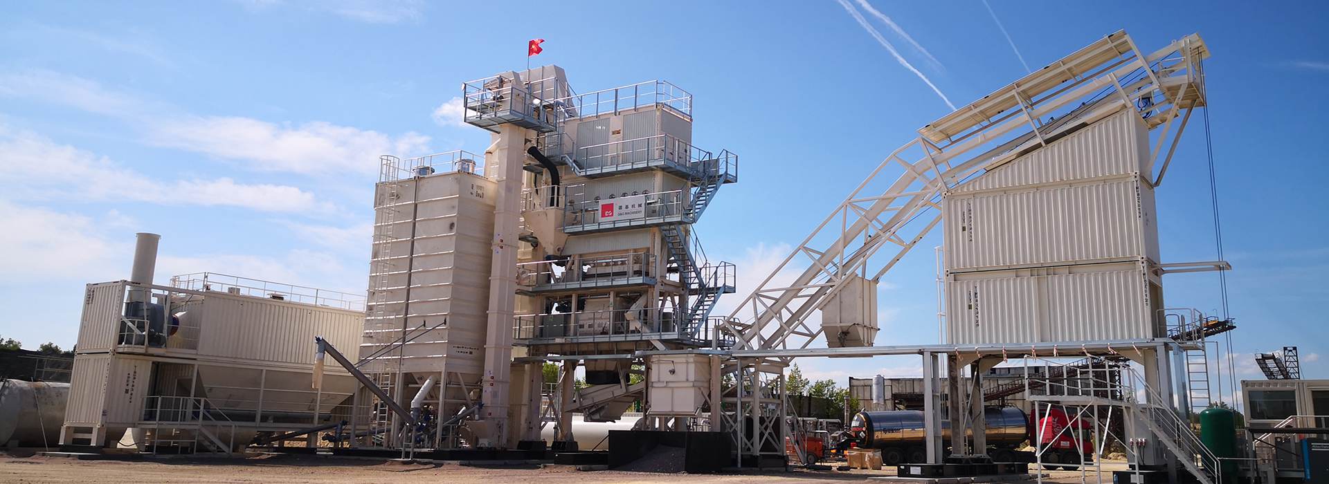 DG асфальт зауыты 18 күн ішінде орнатылды