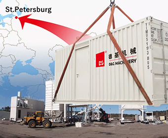 DG асфальт зауыты 18 күн ішінде орнатылды