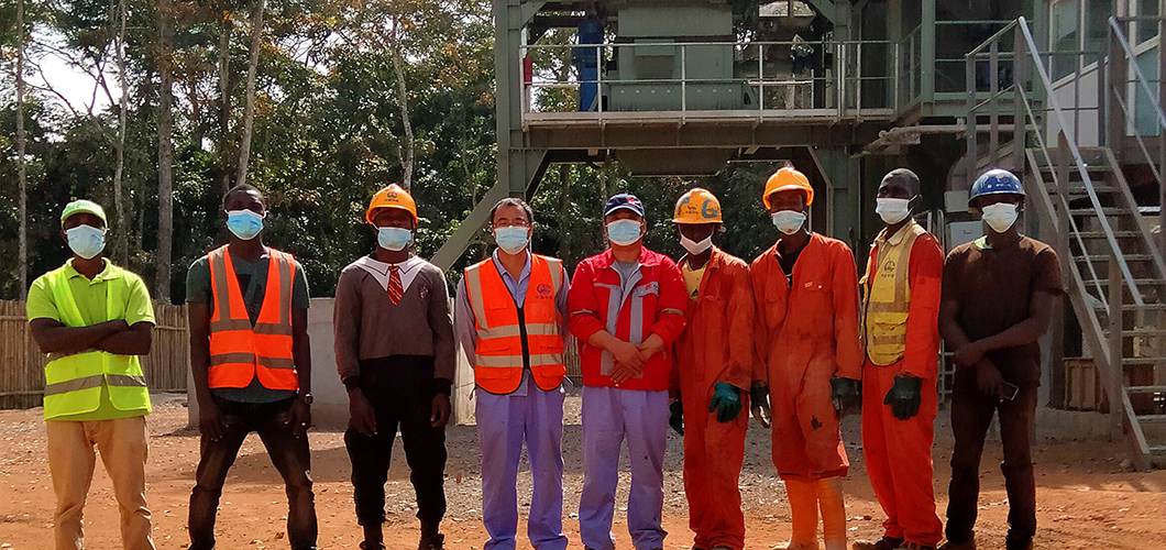 D&G Machinery 160 т/сағ асфальт қоспалау зауыты — Либерия